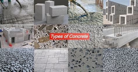 How Many Types Concrete At Sanford Mccoy Blog