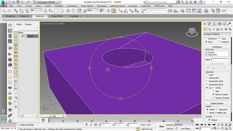 HOW TO WORK ON BOOLEAN IN 3DS MAX YouTube