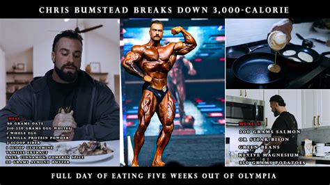 Chris Bumstead Breaks Down Calorie Youtube