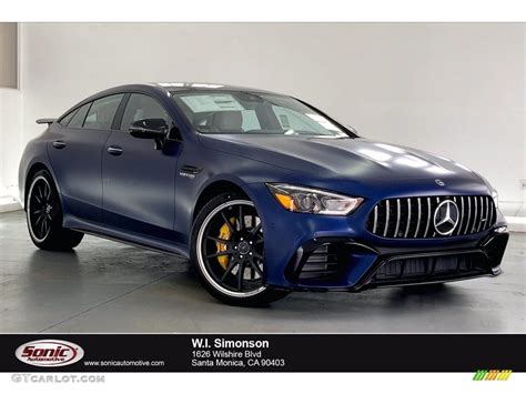 Designo Brilliant Blue Magno Matte Mercedes Benz Amg Gt