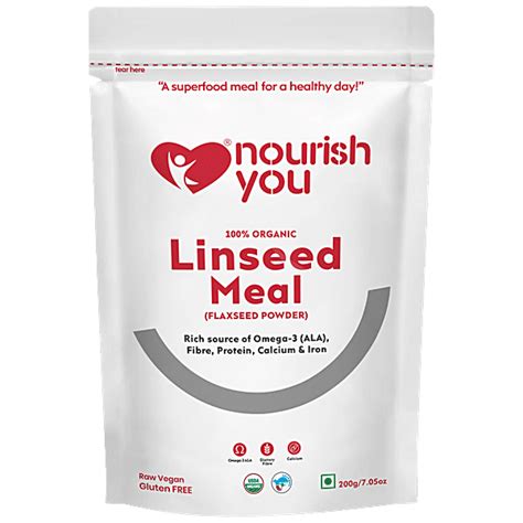 Buy Nourish You Linseed Meal Mix Flaxseed Powder Gluten Free Online