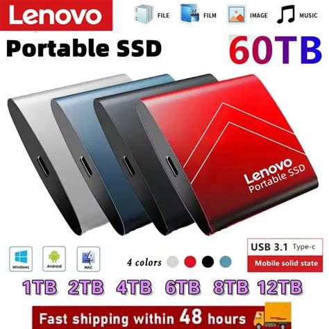 Orijinal Lenovo Harici Sabit Disk Tb Y Ksek H Zl Ssd Tb Tb