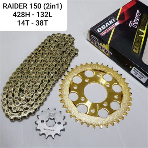 Osaki Lucky Chain Sprocket Set Raider In Op Lazada Ph