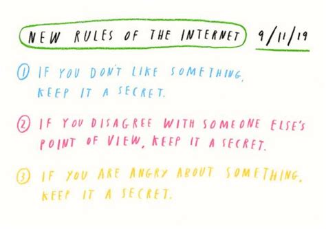 Rules Of The Internet Full List