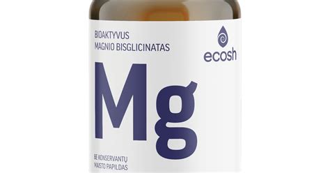 Bioaktyvus Magnio Bisglicinatas Su Vitaminais C Ir B