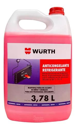 Anticongelante Rosa G Audi Vw Seat Uso Directo Lt Wurth