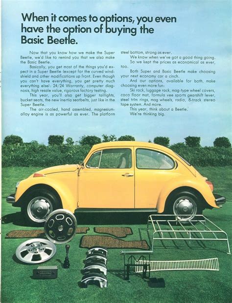 TheSamba VW Archives 1973 VW Beetle Brochure Canadian