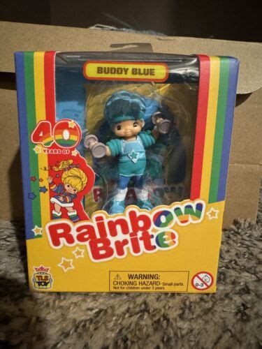 Rainbow Brite Buddy Blue RARE Series 2 Cheebee TLS Toys 40th Figure EBay