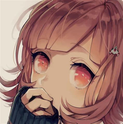 Cute Anime Girl Short Brown Hair Art Inspiration Pinterest Anime