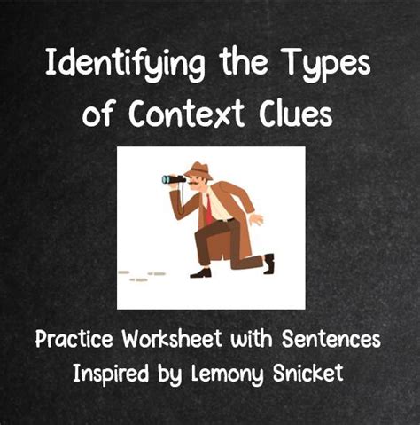 Practice Opportunity For Your Students To Identify Types Of Context