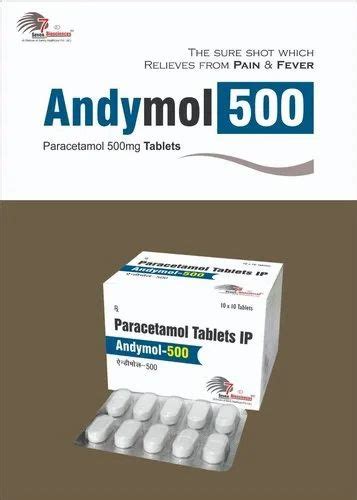 Only Brand Paracetamol Tablet 500 Mg 10x10 Blister Pack At Rs 101 60