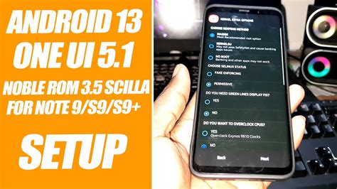 Installing One Ui Android Rom On Galaxy S Note S Noble Rom