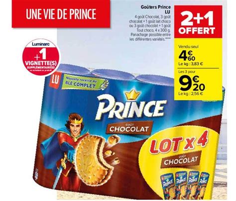 Promo Go Ters Prince Lu Offert Chez Carrefour