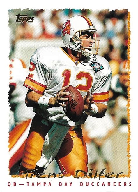 Trent Dilfer Topps Tampa Bay Buccaneers Football Card