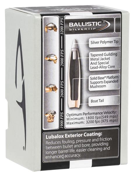 Nosler Ballistic Silvertip Mm Gr Spitzer Point Per