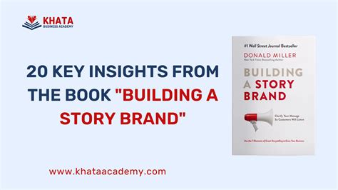 Building A Story Brand Top 20 Key Learnings Khata Business Academy