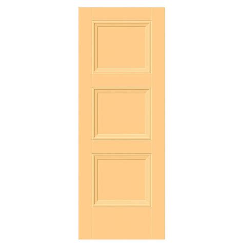 Masonite Livingston 30 In X 80 In Marigold 3 Panel Square Solid Core Prefinished Molded