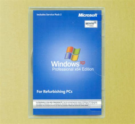 Windows Xp Professional X64 Edition Full Version Disk And Product Key Pro 64 Bit For Sale Online