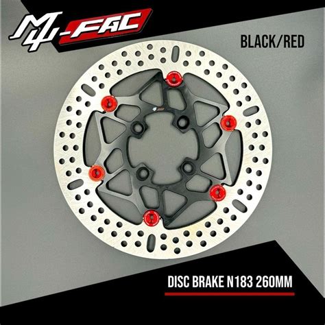 Jual Cakram Depan MUFAC N183 Ukuran 260mm Floating Disc Brake Lubang 4