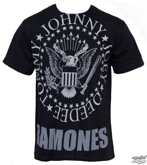 T Shirt Metal Ramones Hey Ho Lets Go LIQUID BLUE 31966 Metal