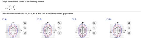 Solved Graph Several Level Curves Of The Following Function