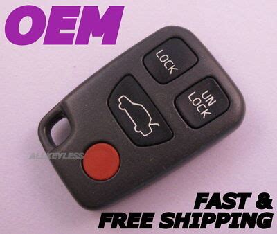 Original VOLVO Keyless Entry Remote Fob Transmitter 9166200 S40 V40 S70