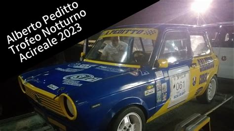 Alberto Peditto A Abarth Trofeo Notturno Acireale Onboard