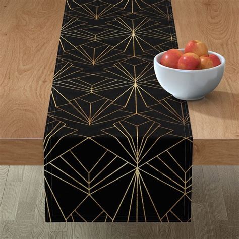 Art Deco Table Runner And All That Jazz Large Scale By