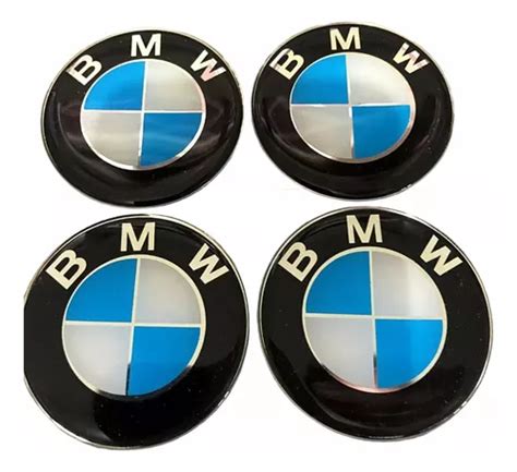 Adesivo Jogo Emblema Logo Roda Calota Miolo Meio Bmw Mm