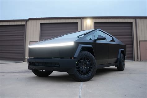 Cybertruck In 3m Satin Gold Dust Black Wrap Tesla Cybertruck Forum