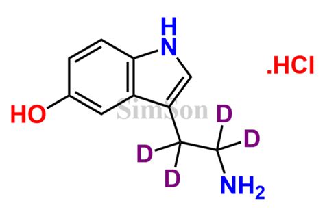 Serotonin D4 Hydrochloride CAS No NA Simson Pharma Limited