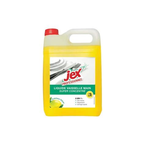 JEX PRO LIQUIDE VAISSELLE MAIN 5L JEX 00450003 Leroy Merlin