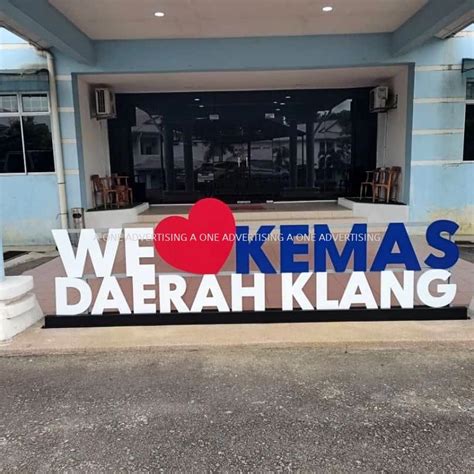 Daerah Klang 3d Landmark Signage Klang Selangor Kl Malaysia Supplier