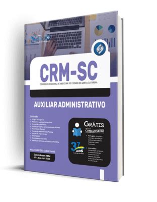 Apostila CRM SC Auxiliar Administrativo