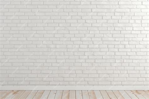 Premium Photo | A white brick wall with a white brick wall and a white ...