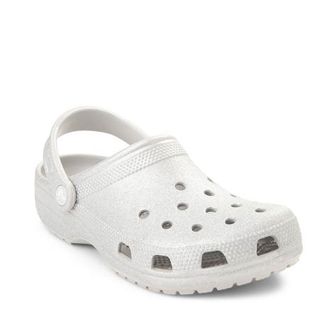 Crocs Classic Glitter Clog Silver Journeys