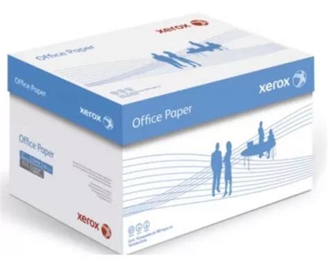 Caja Papel Xerox Ecológico 5000 Hojas 10 Paquetes De 500 Color Blanco