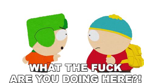 What The Fuck Are You Doing Here Kyle Sticker What The Fuck Are You Doing Here Kyle South Park