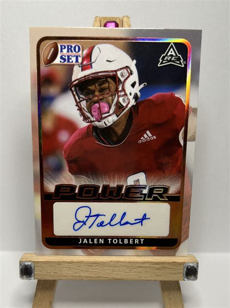 Jalen Tolbert Leaf Pro Set Power Rookie Autograph Bronze Dallas