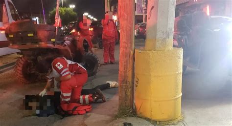 Hombre Resulta Lesionado Tras Impactarse Contra Dos Postes En G Mez Palacio