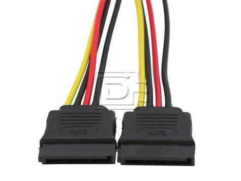 SATA 15 pin male to 2 female 4-wire SATA Splitter - 15pin Connector x2 ...