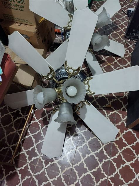 Ceiling Fan with light, Furniture & Home Living, Lighting & Fans, Fans on Carousell