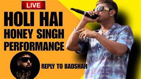 Finally Honey Singh Replay To Badshah Honey Singh Live Performance On