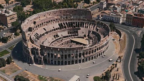 The Roman Colosseum: Before and After - Perspective view 3