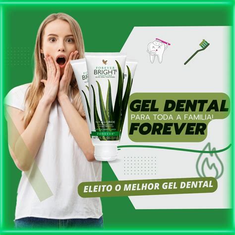 Pasta De Dente Forever Aloe Vera E Própolis Bright Toothgel