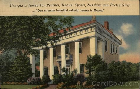 One Of Many Beautiful Colonial Homes In Macon Georgia