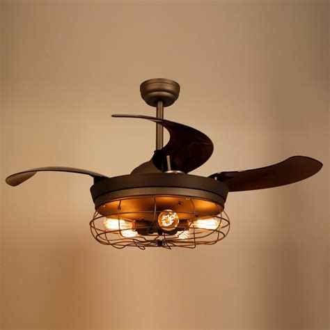 Williston Forge Schumaker Blade Retractable Blades Ceiling Fan