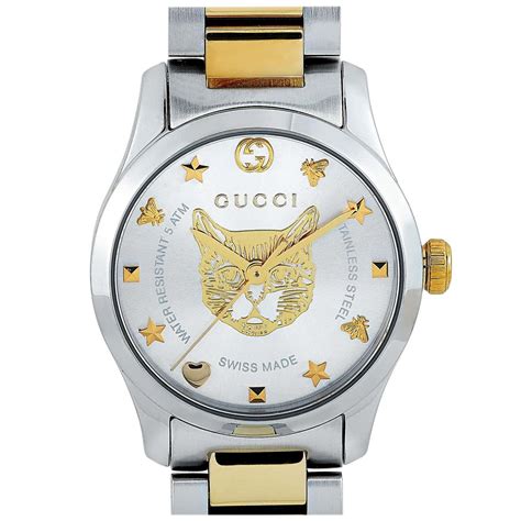 Gucci G Timeless Quartz Silver Dial Watch Ya126596 At 1stdibs