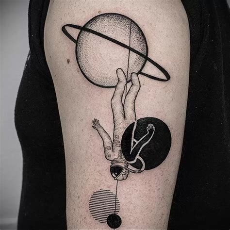 Astronaut Falling Tattoo Tattoogoto