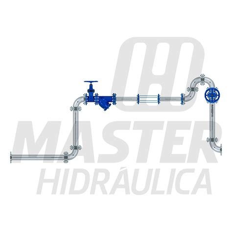 Cavalete Sabesp DN150 x DN100 Aço Inoxidável